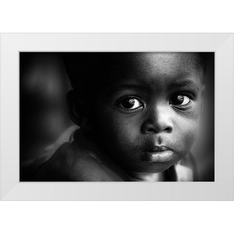 Your Eyes Can Do Everything - Ghana White Modern Wood Framed Art Print by Pandolfini, Sergio