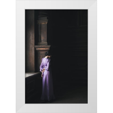 Sylvia White Modern Wood Framed Art Print by Gorecka, Dorota