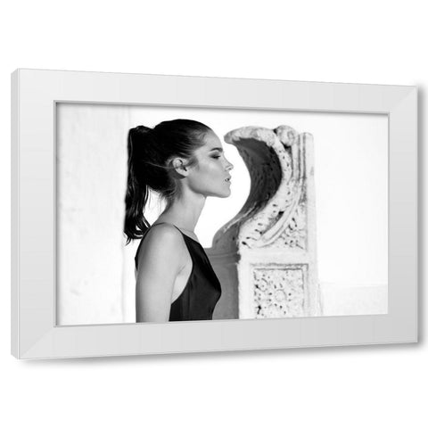 Greece Memories White Modern Wood Framed Art Print by Peter Muller Photography