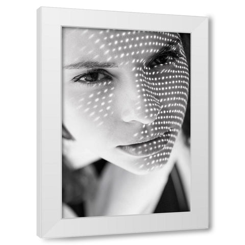 Untitled White Modern Wood Framed Art Print by Dobrev, Evelin