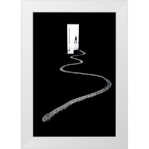 Tate Museum  London White Modern Wood Framed Art Print by Eichelberg, Amnon