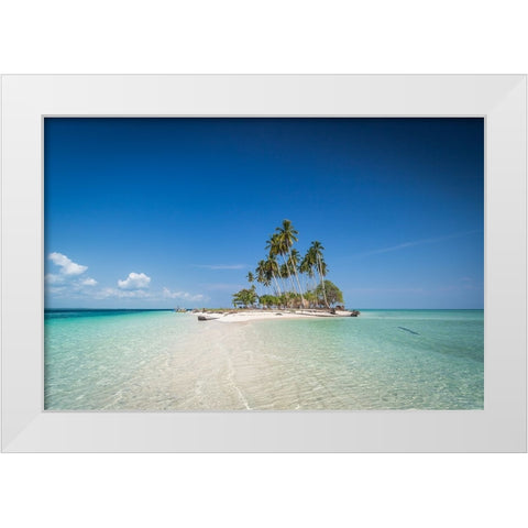 Manimbora White Modern Wood Framed Art Print by Puji Anggriawan, Prianto