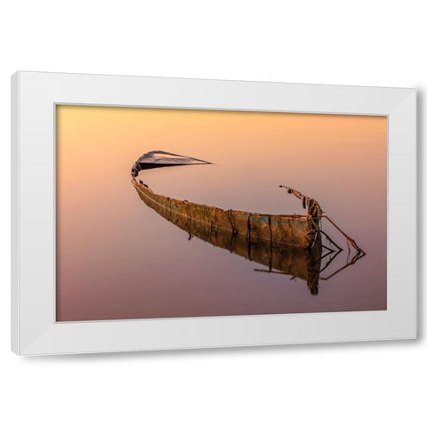 Rest White Modern Wood Framed Art Print by Forner Rodriguez, Joaquin