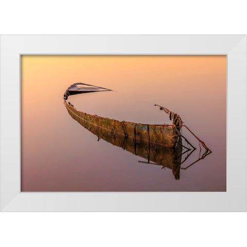 Rest White Modern Wood Framed Art Print by Forner Rodriguez, Joaquin