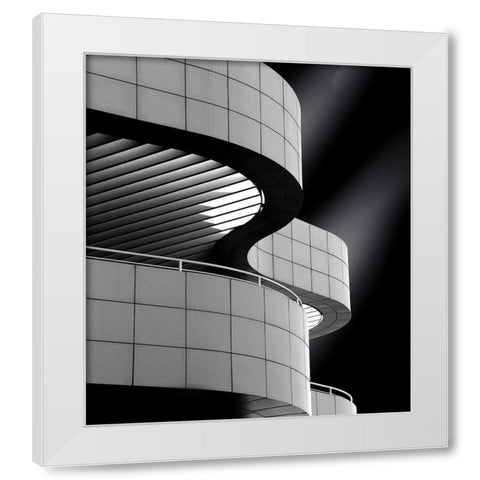 Getty Museum White Modern Wood Framed Art Print by Huang, Ivan