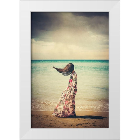 Abandoned Dreams White Modern Wood Framed Art Print by Bekyarova, Svetlana