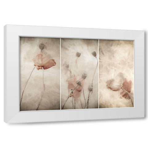 Swaying Gentle In The Breeze White Modern Wood Framed Art Print by Claes, Gilbert