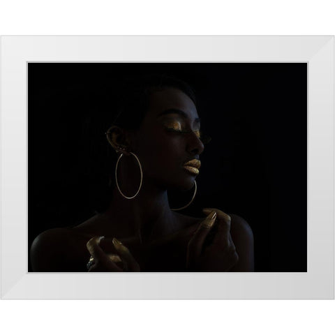 Untitled White Modern Wood Framed Art Print by Eichelberg, Amnon