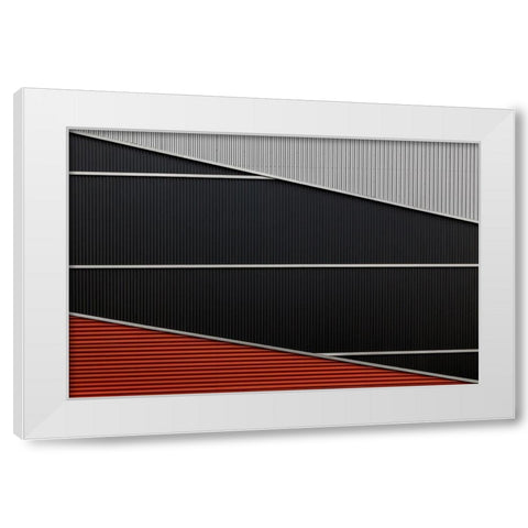 Wall White Modern Wood Framed Art Print by Luycx, Theo