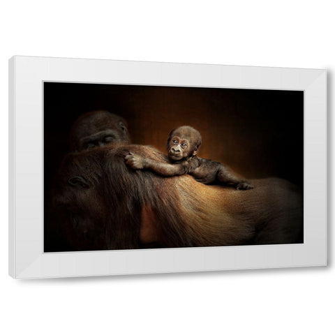 New Life White Modern Wood Framed Art Print by Wenner-Braun, Antje