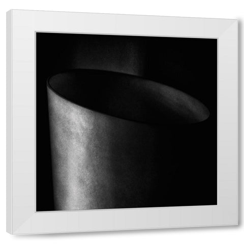 Shadow Of Darkness White Modern Wood Framed Art Print by Claes, Gilbert