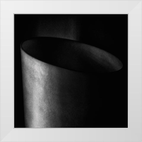 Shadow Of Darkness White Modern Wood Framed Art Print by Claes, Gilbert