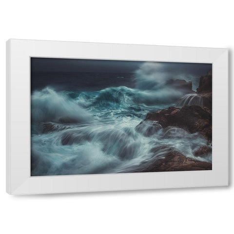 Neat Chaos White Modern Wood Framed Art Print by Lazzarotti, Paolo