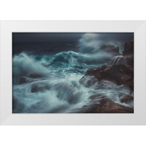 Neat Chaos White Modern Wood Framed Art Print by Lazzarotti, Paolo