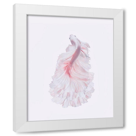 The White Dress White Modern Wood Framed Art Print by Halil, Andi