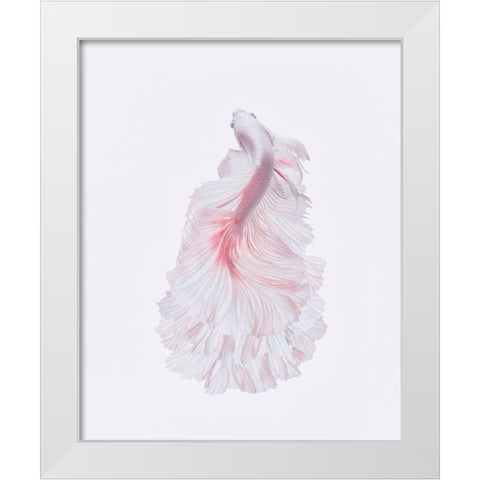 The White Dress White Modern Wood Framed Art Print by Halil, Andi