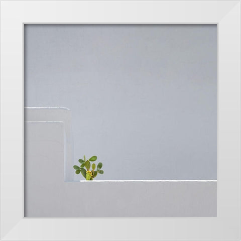Stand Alone White Modern Wood Framed Art Print by Endermann, Rolf