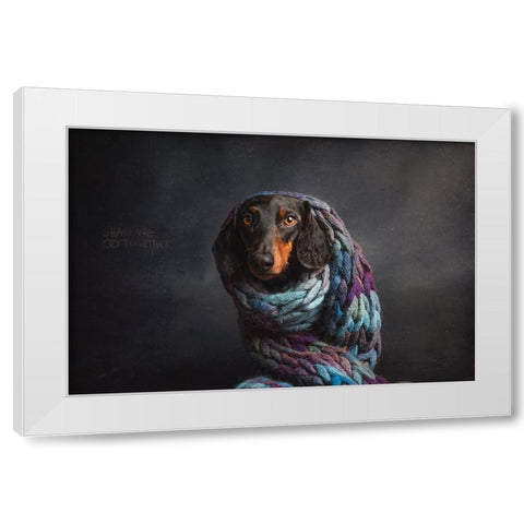 Melancholy,  Or....Shall We Cry Together... White Modern Wood Framed Art Print by Willers, Heike