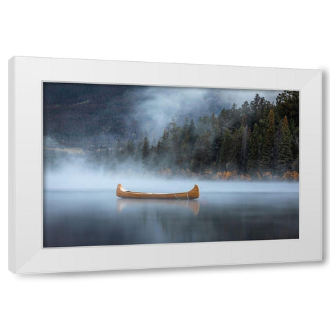 Jasper-Canada White Modern Wood Framed Art Print by Lozitsky, Alexander