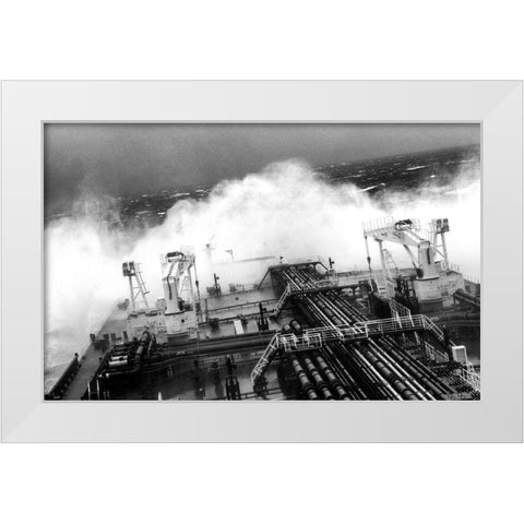 Storm White Modern Wood Framed Art Print by Nesvetaylov, Dmitry