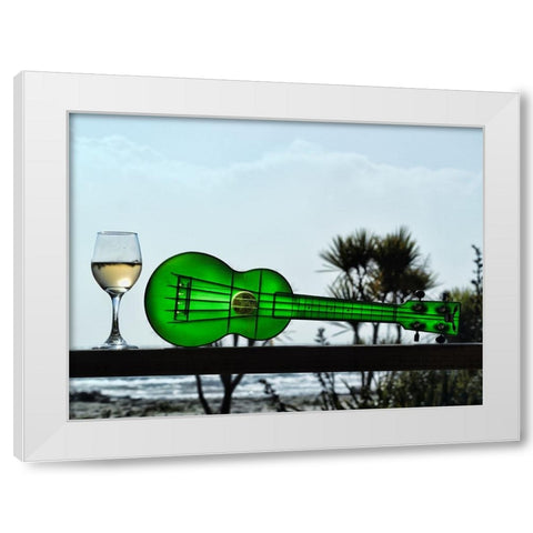 Lazy Afternoon White Modern Wood Framed Art Print by Scott Johnson, Ronald