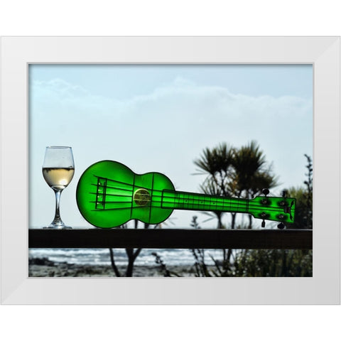 Lazy Afternoon White Modern Wood Framed Art Print by Scott Johnson, Ronald