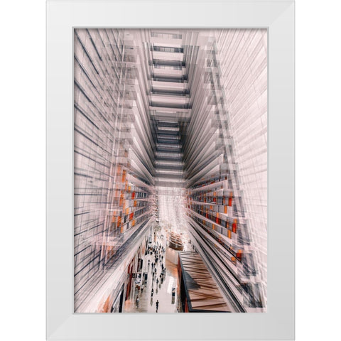 Marina Bay Sand White Modern Wood Framed Art Print by Chiriaco, Carmine