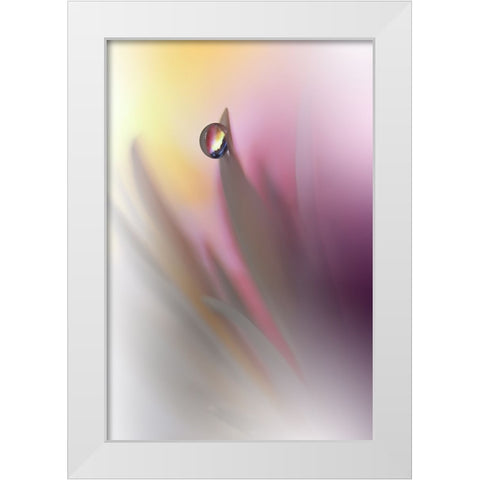 Abstract Illusion.. White Modern Wood Framed Art Print by Nan, Juliana