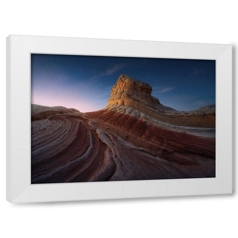 Retorcida. White Modern Wood Framed Art Print by Pablo de, Juan