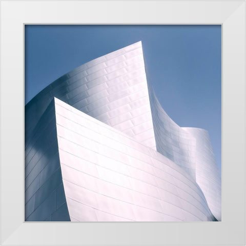 Pointing White Modern Wood Framed Art Print by Kreiten, Mike