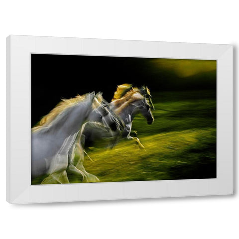 White Goddnesses White Modern Wood Framed Art Print by Malovrh, Milan