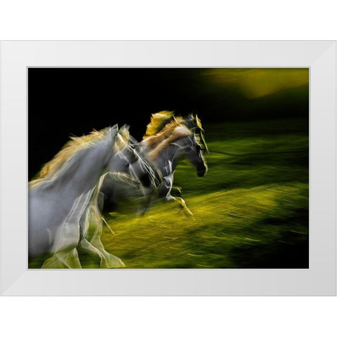White Goddnesses White Modern Wood Framed Art Print by Malovrh, Milan