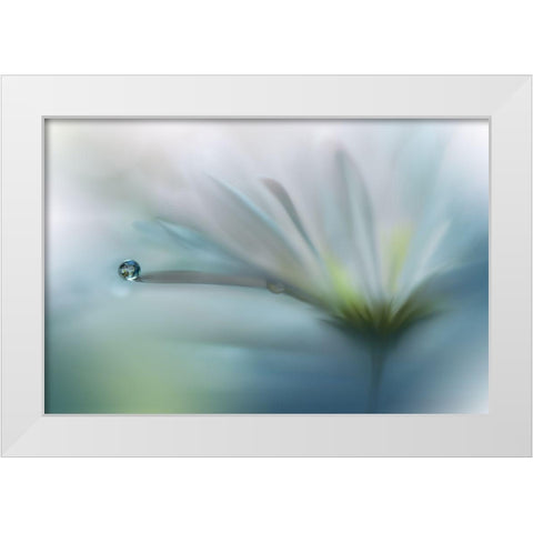 Fields Of Hope.. White Modern Wood Framed Art Print by Nan, Juliana