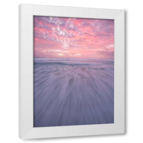 Courage White Modern Wood Framed Art Print by Vandewalle, Richard