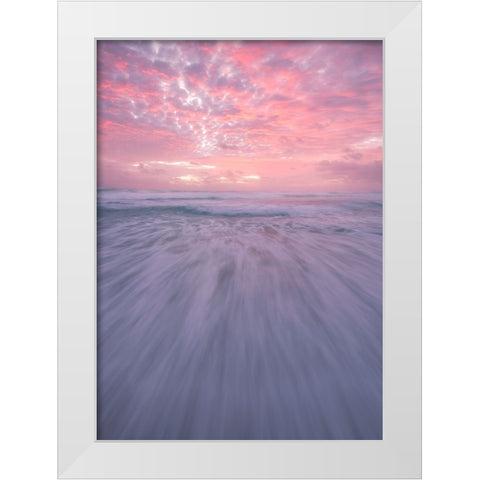 Courage White Modern Wood Framed Art Print by Vandewalle, Richard