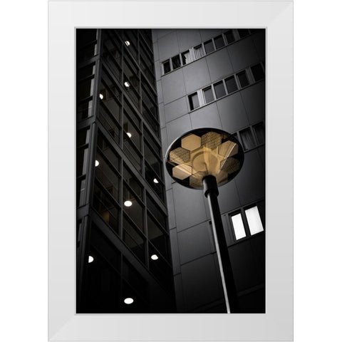Punti Luce White Modern Wood Framed Art Print by Claes, Gilbert