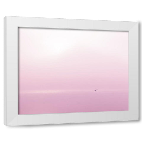 Swan II White Modern Wood Framed Art Print by Gibo, Alexandre