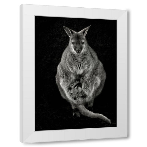 Want To Emancipate White Modern Wood Framed Art Print by Guillemot, Mathilde