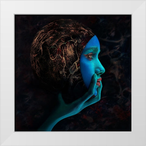 Identification White Modern Wood Framed Art Print by Kovalev, Ivan