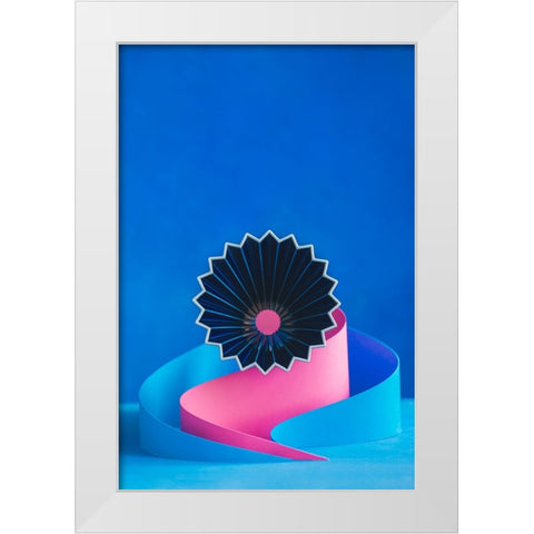 Origami Coffee, Part 2 White Modern Wood Framed Art Print by Belenko, Dina