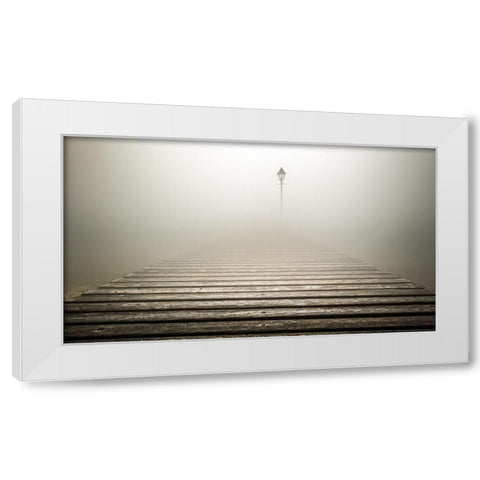 Lonely Places White Modern Wood Framed Art Print by Rebustini, Luca