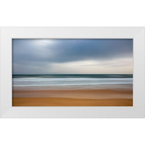 Maritime Wandering White Modern Wood Framed Art Print by Hullot Scalvenzi, Benjamine