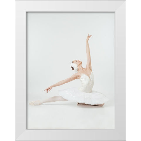 Anastasia Lomachenkova White Modern Wood Framed Art Print by Smirnov, Sergei