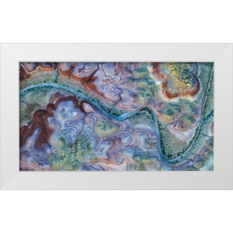 Beautiful Badlands White Modern Wood Framed Art Print by Zuo, Jun