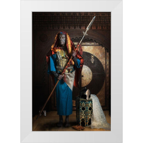 The Guard Of My Secret Dreams White Modern Wood Framed Art Print by Galon Ma, Derek