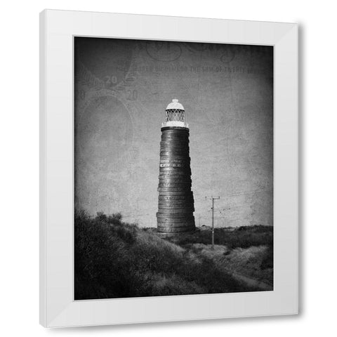 Light After Dark White Modern Wood Framed Art Print by Moore, Alexander