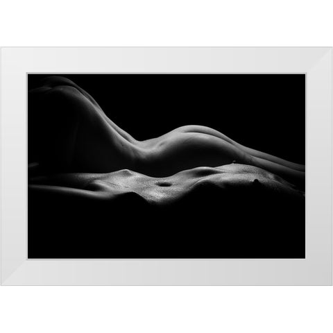Better Two V.2.2 White Modern Wood Framed Art Print by K. Florides, Athos