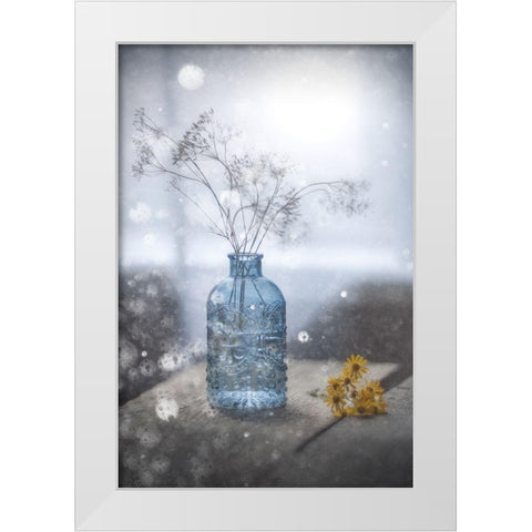 Morning In The Country White Modern Wood Framed Art Print by Fedotov, Vadim