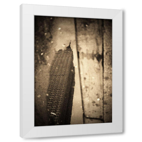 Empire White Modern Wood Framed Art Print by Pellegrini, Fulvio