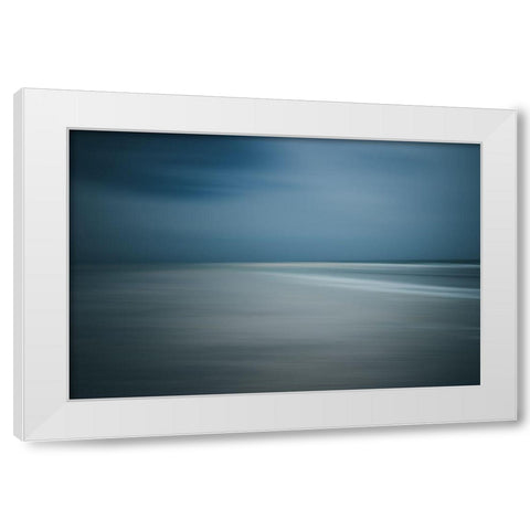 Seascape White Modern Wood Framed Art Print by Wasinger, Renate